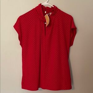 MK Elegant Red Women's Top